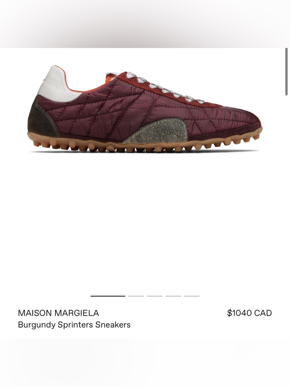 Like New Maison Martin Margiela Sprinter Sneaker in women’s size 8 - Picture 3 of 5